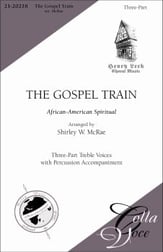 Gospel Train SSS choral sheet music cover